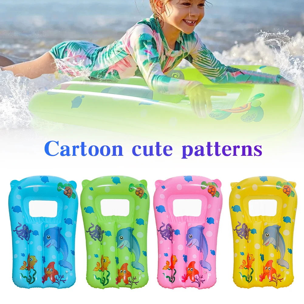 for Kids PVC Water Hammock Recliner Inflatable Floating Row Swimming Mattress Children Sea Swimming Pool Party Lounge Bed