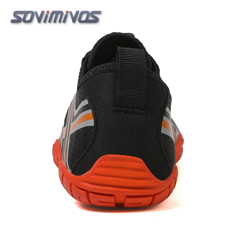 Green Water Shoes For Men Aqua Upstream Shoes New Breathable Mesh Beach Sandals Summer Sport Shoes Women Swimming Shoes Slippers