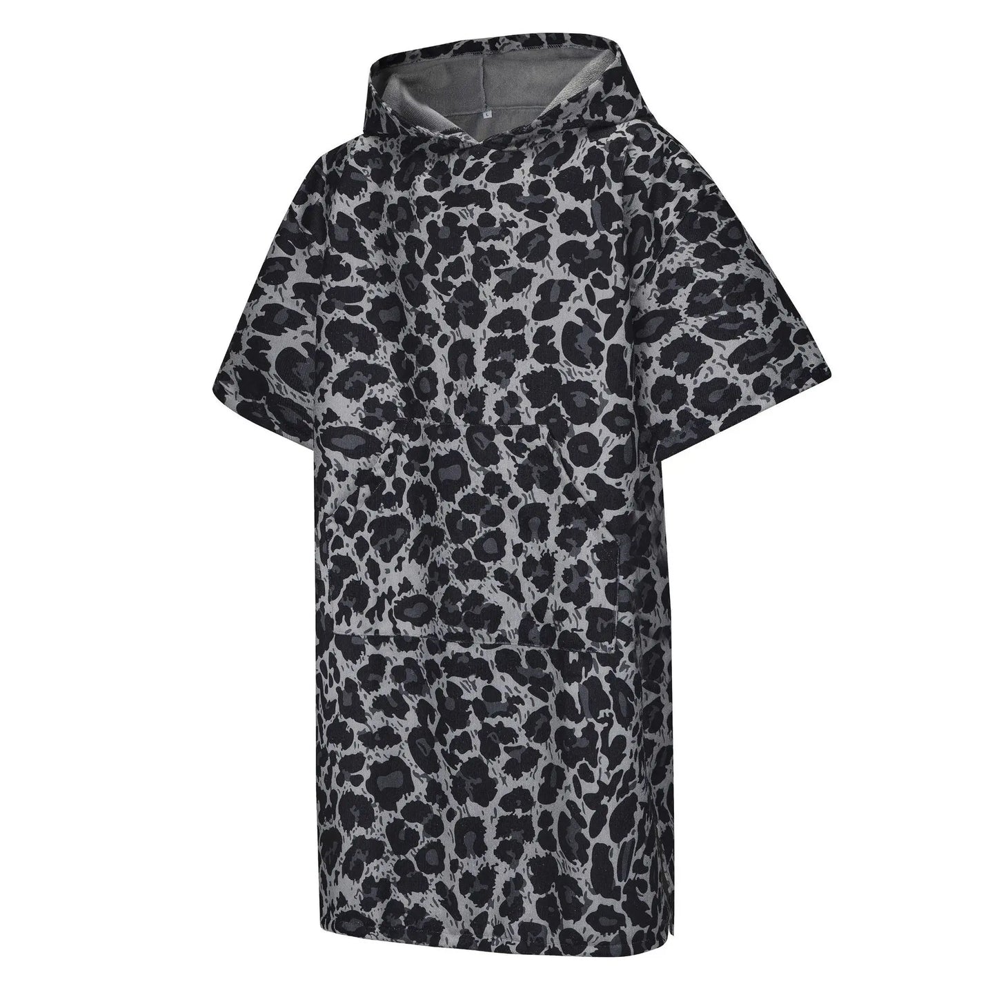 Diving Hooded Bathrobe Thicken Changing Robe Poncho Keep Warm Microfiber Towel Windproof Swimming Surfing Quick Dry Coat