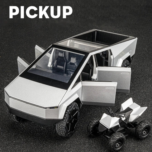 1:32 Cyber toy truck Car Model Alloy Car Die Cast Toy Car Model Sound and light Children's Toy Collectibles