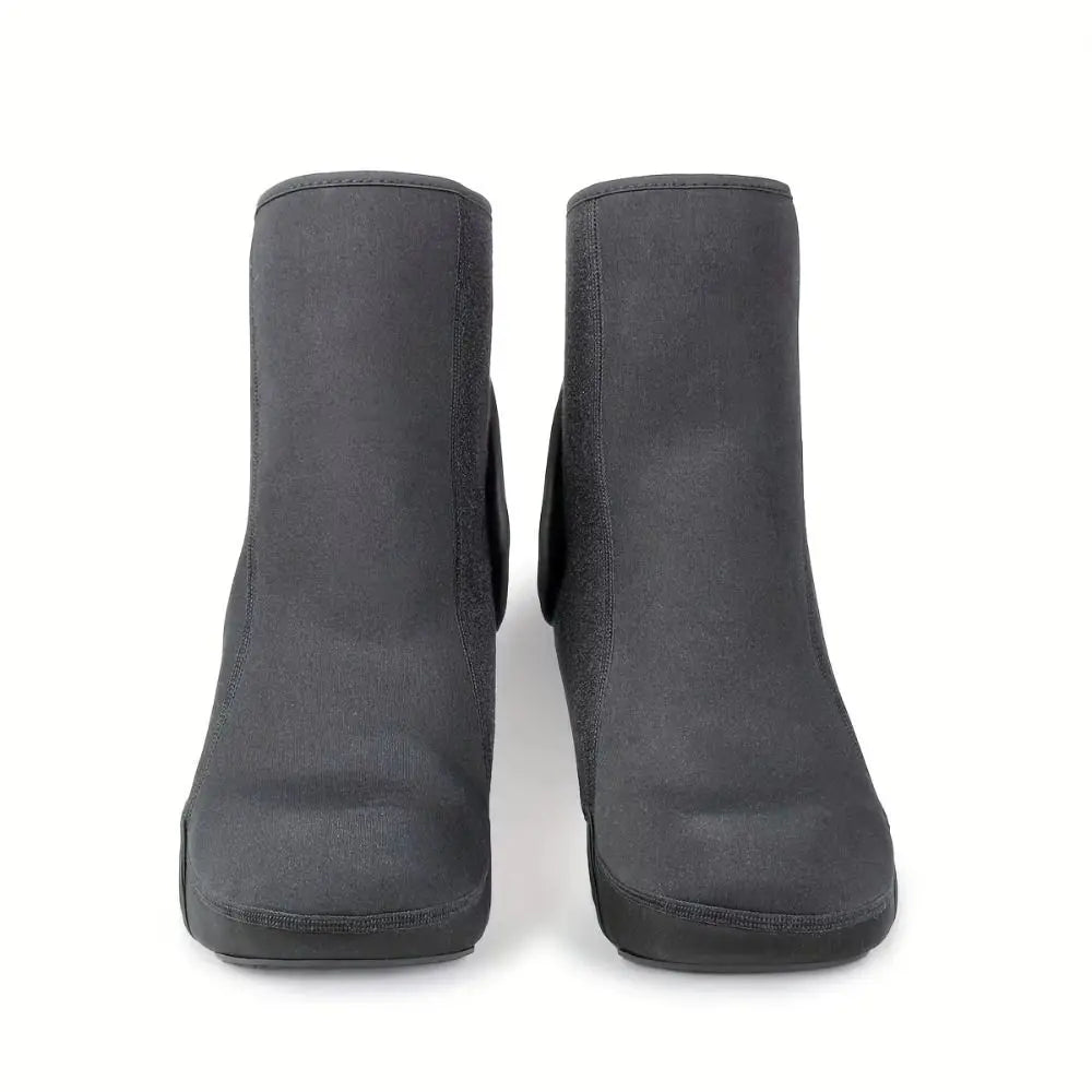 Cold-proof Cycling Shoe Covers Neoprene Waterproof Windproof Ankle Protector Warm Foot Case Motorcycle Riding Leg Covers