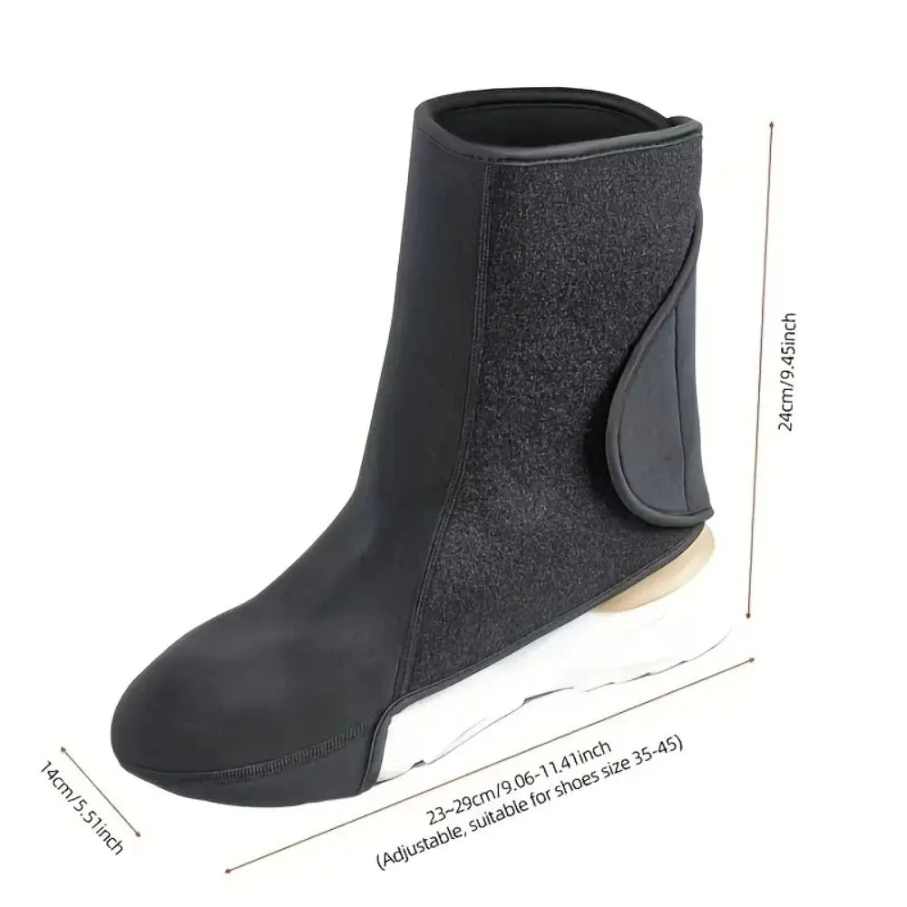 Cold-proof Cycling Shoe Covers Neoprene Waterproof Windproof Ankle Protector Warm Foot Case Motorcycle Riding Leg Covers